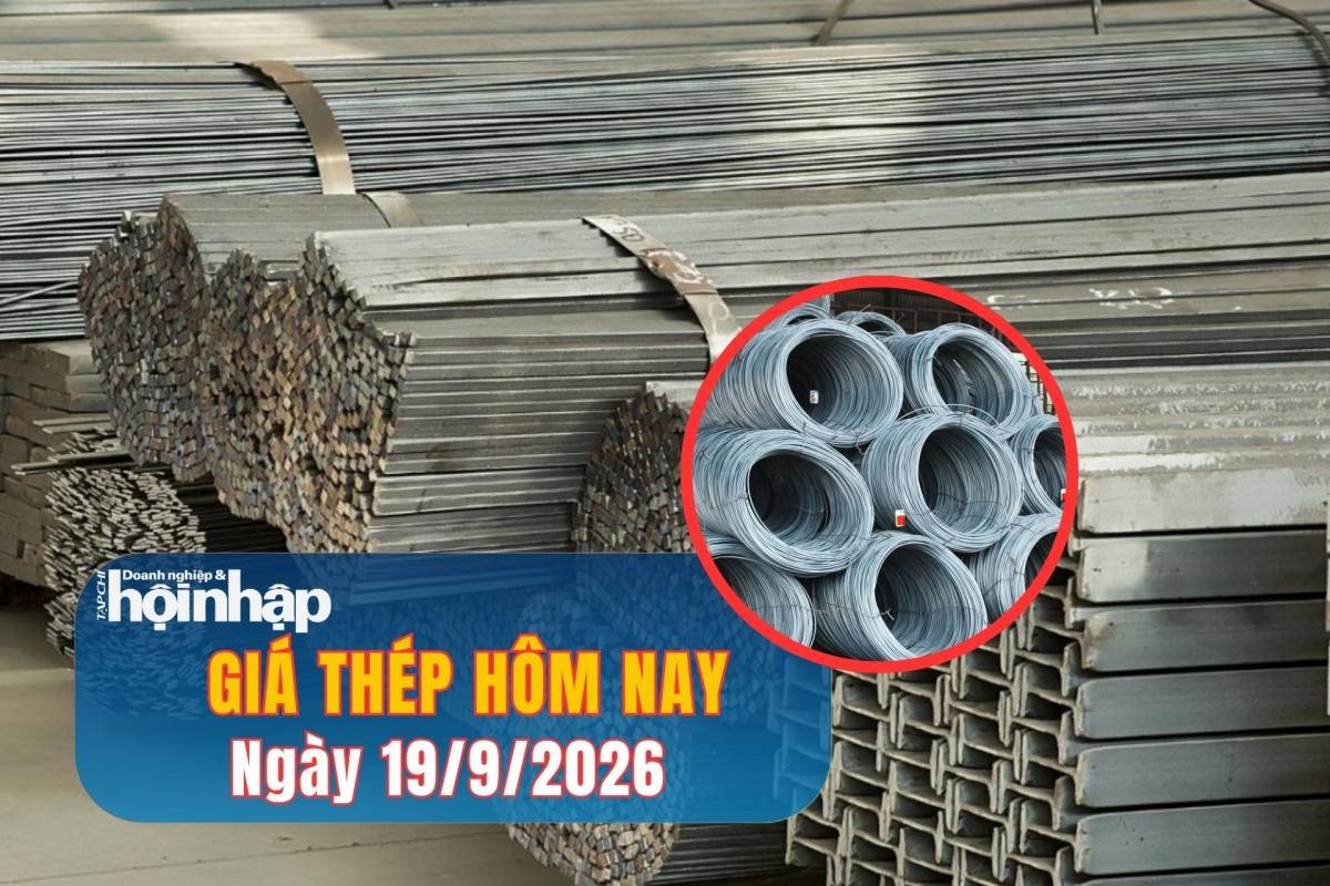 Giá thép hôm nay 18/9/2026: Quặng sắt tăng tiếp nhờ sức mua từ Trung Quốc